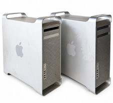 Lot of 2 Apple Mac Pro Aluminum Tower Desktop Computers Workstations Parts Repai picture