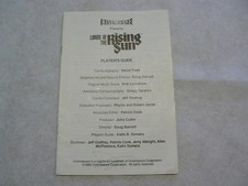 Manual for Lords Of The Rising Sun (Amiga, 1988) Cinemaware (Computer Videogame) picture