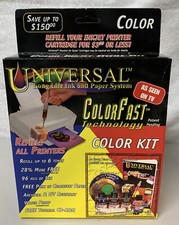 Universal Inkjet COLOR Refill Kit As Seen on TV.  New BN16 picture