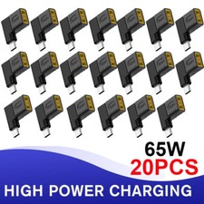 20pc  65W USB Type-C PD to Square Slim Tip Charger Converter for ThinkPad/Yoga picture