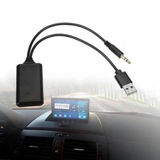 Wireless Bluetooth 5.0 Car Audio Stereo Music Receiver Adapter 3.5mm AUX MP3 NEW picture