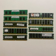 Mixed Lot Of 9x  256MB And 512MB Ram Memory Samsung Kingston Apacer Hynix picture