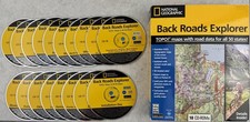 National Geographic Back Roads Explorer Complete All 50 State Maps Inc 18 CD Set picture