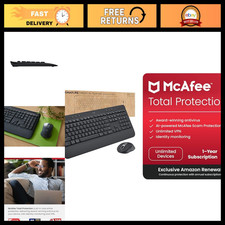 Wireless Keyboard and Mouse Combo, Bluetooth, Logi Bolt, SmartWheel + McAfee 202 picture
