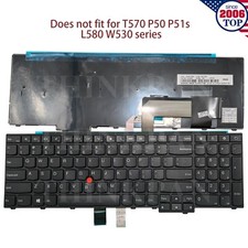 New US Keyboard Non-Backlit for Lenovo Thinkpad T540P T550 T560 P50s L540 L560 picture