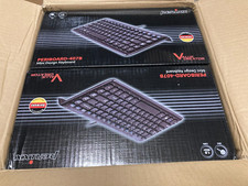 Qty 19 Perixx PERIBOARD-407 B Wired USB Mini Keyboard - Case of 19 NEW NIB picture
