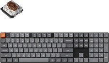 Keychron K5 Max Full Size Wireless Mechanical Keyboard w/ RGB Light  Brown Tact picture