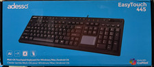 Adesso - AKB-445UB - EasyTouch 445 Multi-Channel Wired Touchpad Keyboard - Black picture
