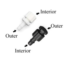10pcs plastic solvent resistant outer/interior plug connector for ink tube picture