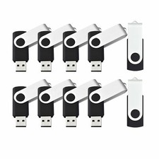 USB Thumb Drive 128MB Metal Swivel USB2.0 Memory Stick Pendrive Wholesale 10PCS picture