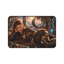Neoprene Desk Mat Featuring Aloy, Mouse Pad and Workstation Accessory picture