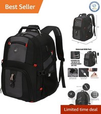Multi-Functional 50L Travel Backpack with USB Port - Organizes 17-Inch Laptops picture