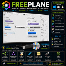 Freeplane | Mind Mapping | Project Management | USB & CD | Win Mac Linux picture