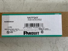 Panduit NKFP24Y NetKey 24-Port Snap-In Faceplate Patch Panel New picture