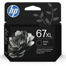 HP 67XL Black Original Ink Cartridge, High Yield, Compatible with HP ENVY and picture