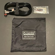 PC Guardian Black Locking Laptop/Notebook Computer Security Cable With Carry Bag picture