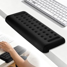 Desk Edge Wrist Rest Pad L Shaped Memory Foam Elbow Support Cushion 11.8 x 3.9