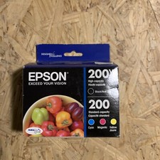Epson 200 Cyan Magenta & Yellow Ink Exp 12/18 NEW SEALED Expired As Is picture