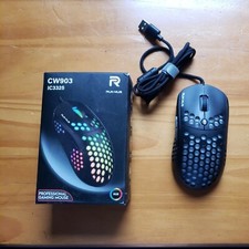 Run Mus - CW903 - IC 3325- Pro Gaming Mouse with RGB - New Open Box - Tested  picture
