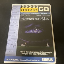 THE LAWNMOWER MAN-PC (CD ROM) MOVIE RARE-1992 2-DISCS -UNTESTED picture