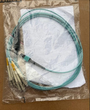 3.3ft(1m) MTP-F to 8xLC(4 Duplex) Breakout OM3 Multimode Fiber Optic Cable picture