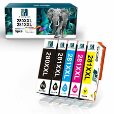 5x PGI-280 CLI-281XXL Ink Cartridge  for Canon PIXMA TS8320 TS9100 TS9521c  picture