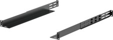 1U Universal Rack Mount Rails,4-Post Server Rack Shelf Rail with 20.9