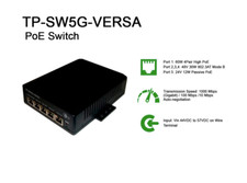 Tycon TP-SW5G-VERSA Power Systems PoE Switch 44-57VIn 5 Port MultiOut GigE PoE picture