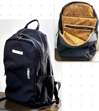 Thule Sweden Backpack Black Softshell Geometric Lined Padded, Laptop Compartment picture