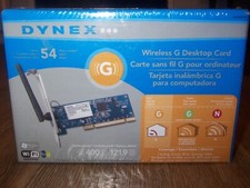 NEW Dynex Wireless G Desktop Card 54 Mbps Transfer Up To 400' Coverage DX-BGDTC picture
