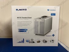 AKiTiO Thunder3 Quad 4-Bay Thunderbolt 3 Storage Enclosure 40Gbps RAID Brand New picture