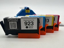 Paeolos 923 Compatible Ink Cartridges CMYK Set With Chip Reset Tool picture