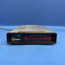 Hayes Optima 288 5240AM External Fax Modem 28.8K Power On Only Untested AS IS picture