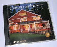 Sierra Complete Home 2.0 Feat Home Architect 2 CD-ROM Software (1998) picture