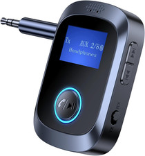 Bluetooth Transmitter Receiver 5.3 Adapter For Airplane Headphones AUX New picture