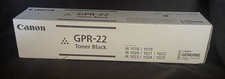 CANON GPR-22 BLACK TONER FOR IR-1018/1019/1020/2021/2022 FACTORY SEALED/Genuine picture