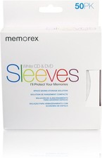 Memorex Paper CD Sleeves with Window & Flap Lot picture