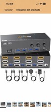8K HDMI DP KVM Switch 3 Monitors 3 Computers, 8K@60Hz/4K@144Hz KVM Switch for 3 picture