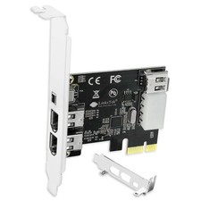 LinksTek 4-Ports 1394A PCIE FireWire 400 Expansion Card for Matte Black  picture