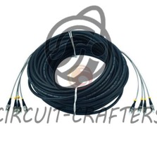 1PCS New Field Outdoor ST-ST 4 Strand 9/125 Single Mode Fiber Patch Cord 3M picture