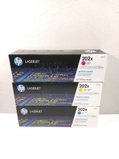 HP 202X Genuine High Volume Color Toner CF501X CF502X CF503X Cyan Magenta Yellow picture