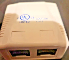 MONOPRICE 7091 Surface Mount Box Cat5e Double 2-PORT picture
