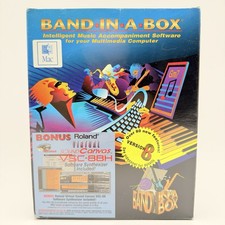 Band-in-a-Box Version 8 Mac CD-ROM Sealed PG Music Roland VSC-88H picture