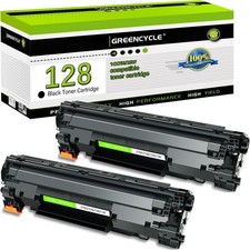 2 Pack 128 CRG-128 Toner Cartridge Replacement for Canon D530 D550 MF4770n L100 picture