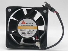 Y.S.TECH FD246025EB 6025 DC24V 0.21A 6CM 2-Pin Inverter Cooling Fan picture