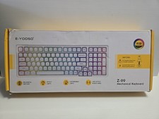 E-YOOSO Z-99 Mechanical Gaming Keyboard RGB Hot Swappable Wired White picture