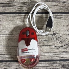 Y2K Aqua Mouse USB Staples Floating Easy Buttons Model 1168 Tested Works picture