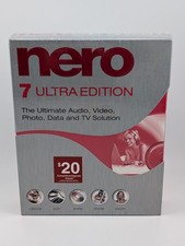 NOS - Nero 7 Ultra Edition Ultimate PC & Home Entertainment Solution - SEALED picture
