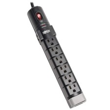 Tripp Lite 8 Outlet Surge Protector Power Strip 6ft Cord Right Angle Plug picture