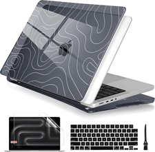 AstroGrid Case for MacBook Pro 14 Inch 2026-2021, Topography Design picture
